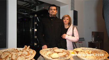 Monsieur et Madame DESVIGNES:Inauguration de la boulangerie Aux délices d'Elsa à condé en Brie dans le sud de l'Aisne