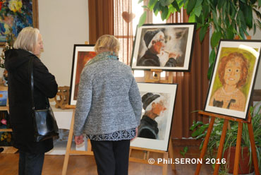 Exposition annuelle des ateliers libres de peinture de Condé en Brie, château-Thierry, chézy sur Marne dans le sud de l'Aisne