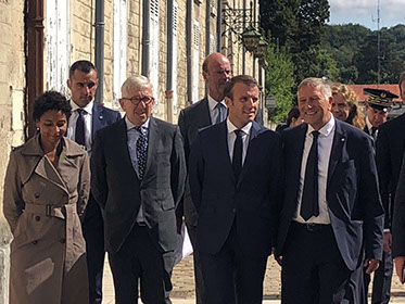 Retour sur la visite du Président de la République Emmanuel Macron à Villers-Cotterêts